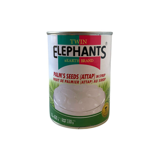 Twin Elephants & Earth Brand Palm Seed Attap in Syrup - 620g