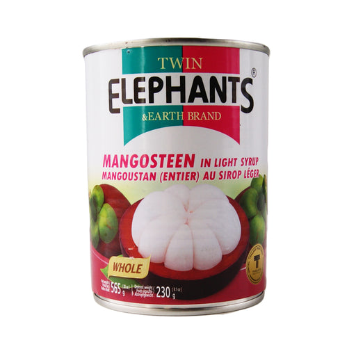 Twin Elephants & Earth Brand Mangosteen in Syrup - 565g