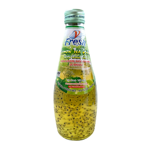 V Fresh Lemon Tea Drink with Basil Seeds - 290ml