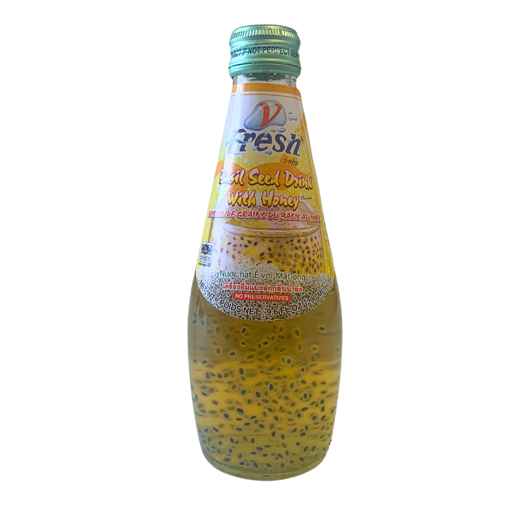 V Fresh Basil Seed Drink with Honey 290ml — Tradewinds Oriental Shop