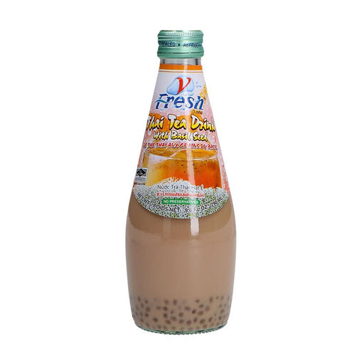 V Fresh Thai Tea Drink with Basil Seed - 290ml