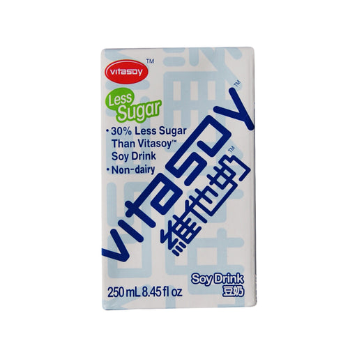Vitasoy Less Sugar Soy Drink - 6 x 250ml