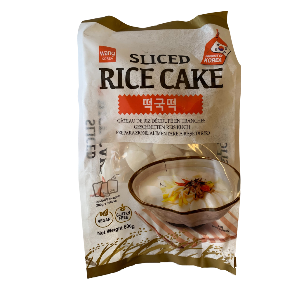 Wang Rice Cake Sliced (Teokguk Tteok) - 600g — Tradewinds Oriental