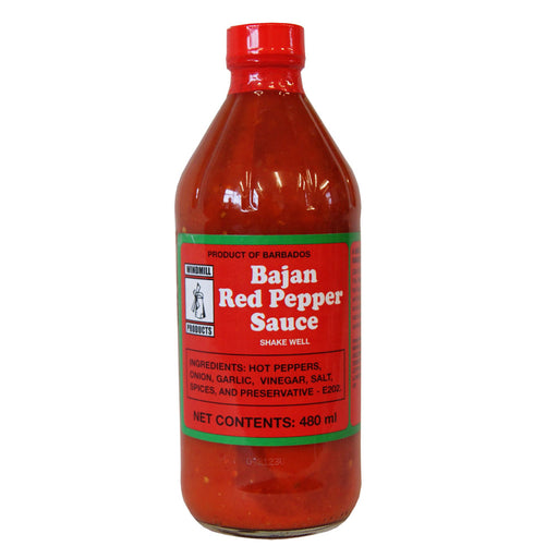 Windmill Bajan Red Pepper Sauce - 480ml