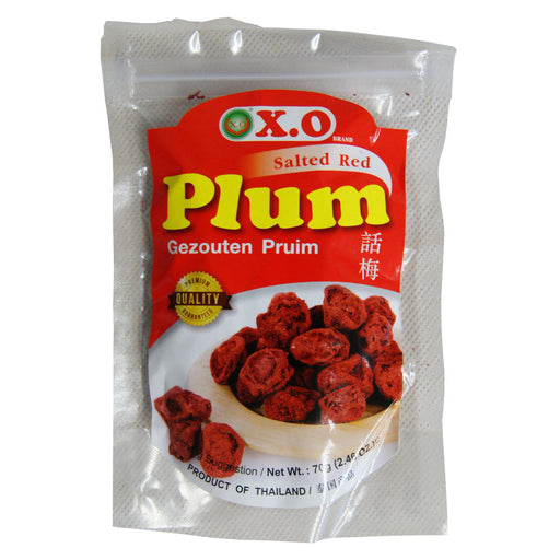 X.O Red Preserved Salted Plum - 70g