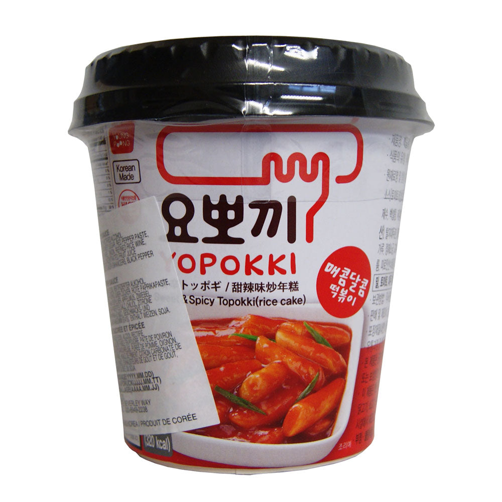 Young Poong Yopokki Rice Cake with Sweet & Spicy Sauce - 140g ...