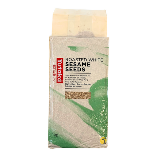 Yutaka White Roasted Sesame Seeds - 1kg